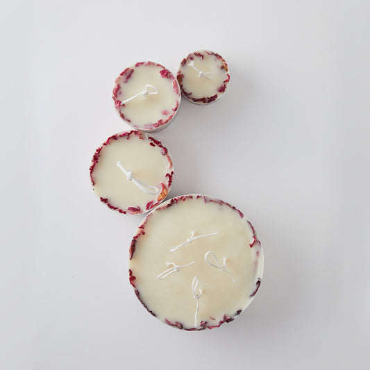 KOTT Botanical Marble Object — Rosy Dawn